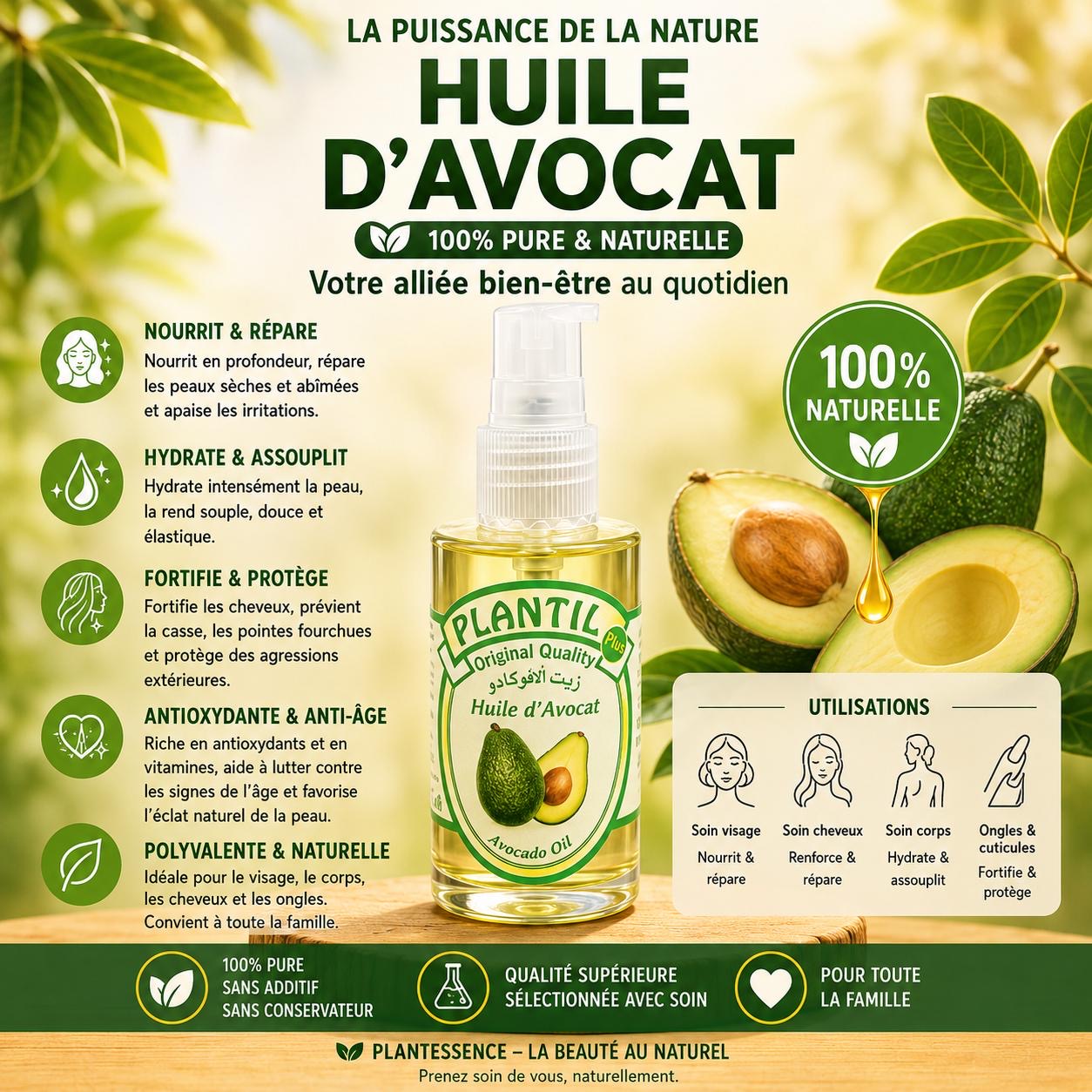 Huile d'avocat 40ml
