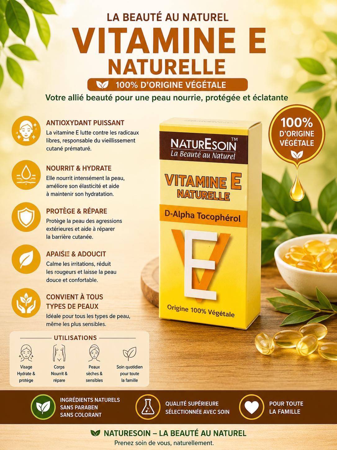 Vitamine E anti-âge 10ml