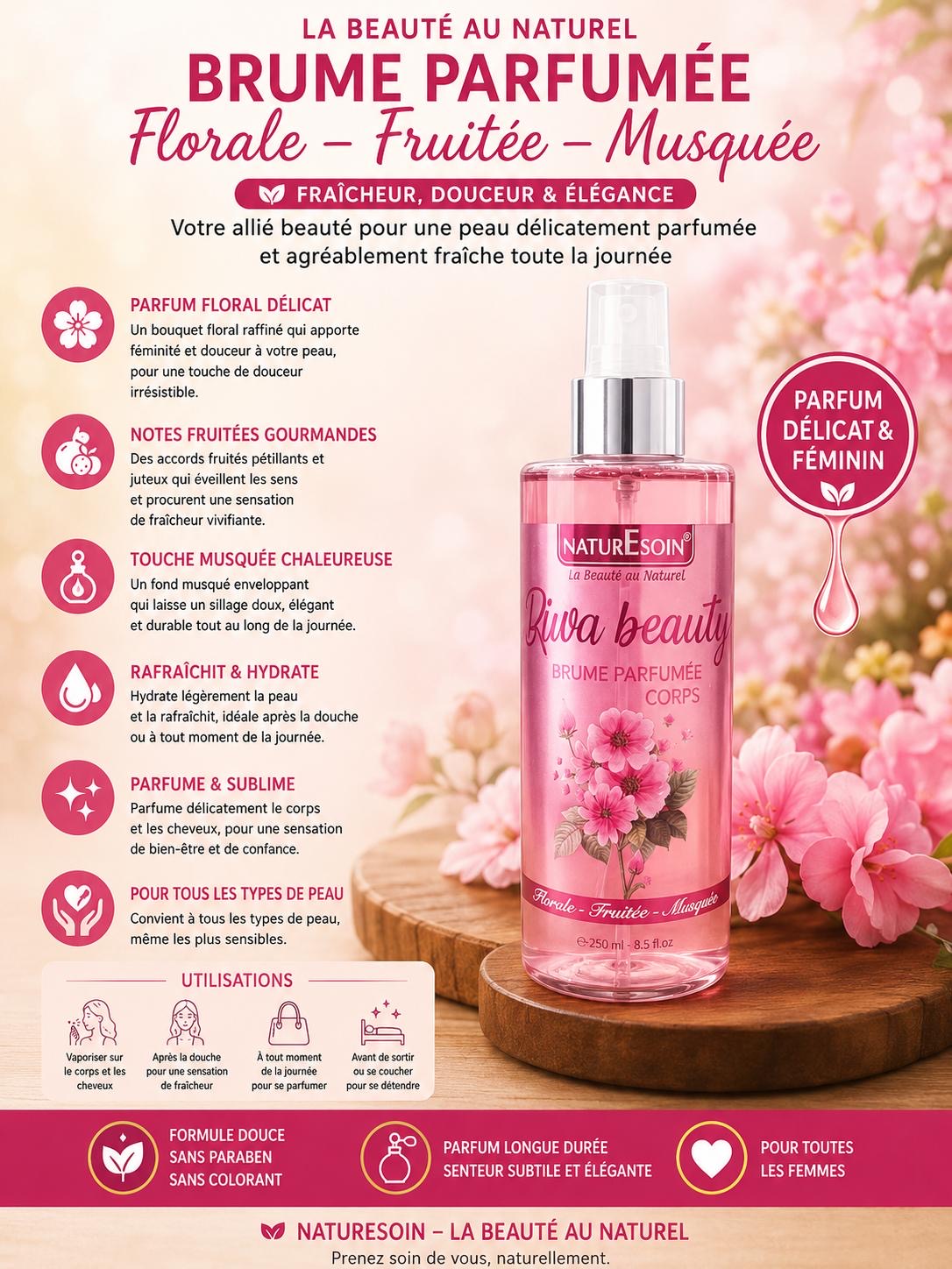 Brume Parfumée Corps 250 ml