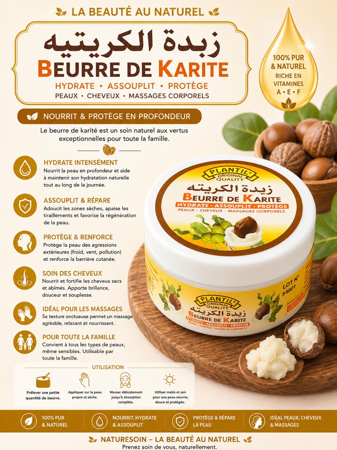 Beurre de Karité 150ml