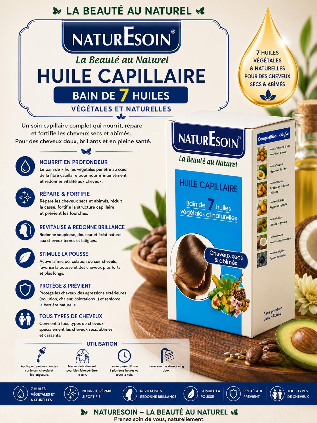 Mélange 7 huiles végetales