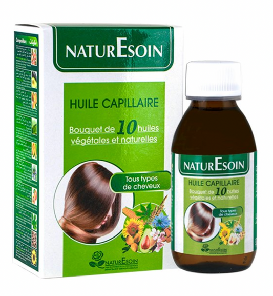 10 Huiles Capillaire - Tous types de cheveux 125ml