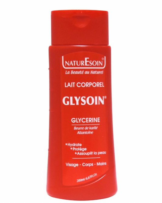 Lait à la glycérine eu au beurre de karité 200ml
