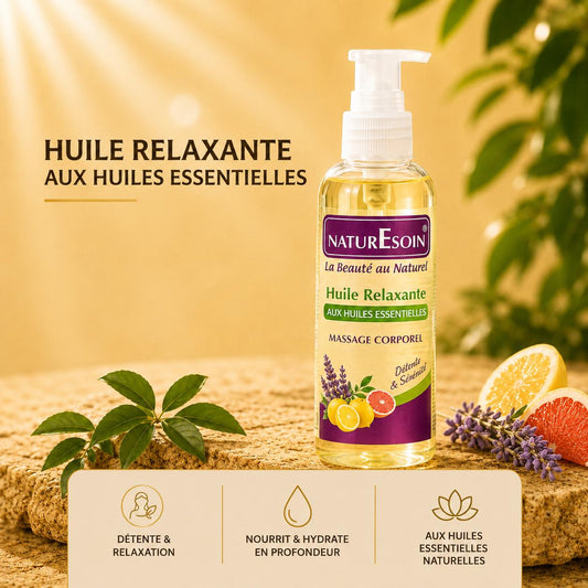 Huile Relaxante aux huiles essentielles 125ml