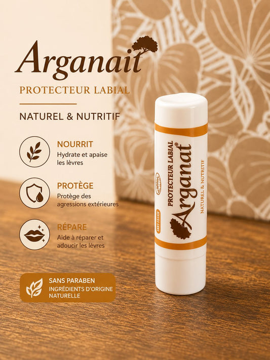 Baume à lèvres nourissant à l'huile d'argan 3.35g