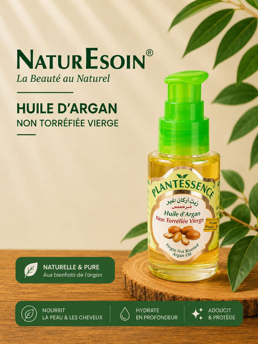 Huile d'Argan vierge non torréfiée 60ml