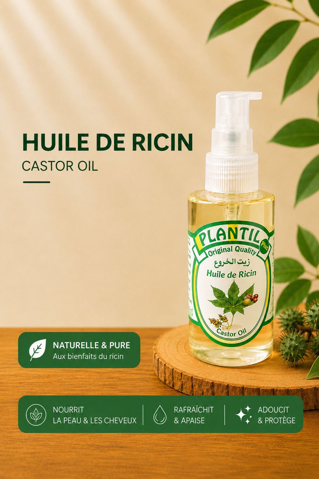 Huile de ricin 40ml
