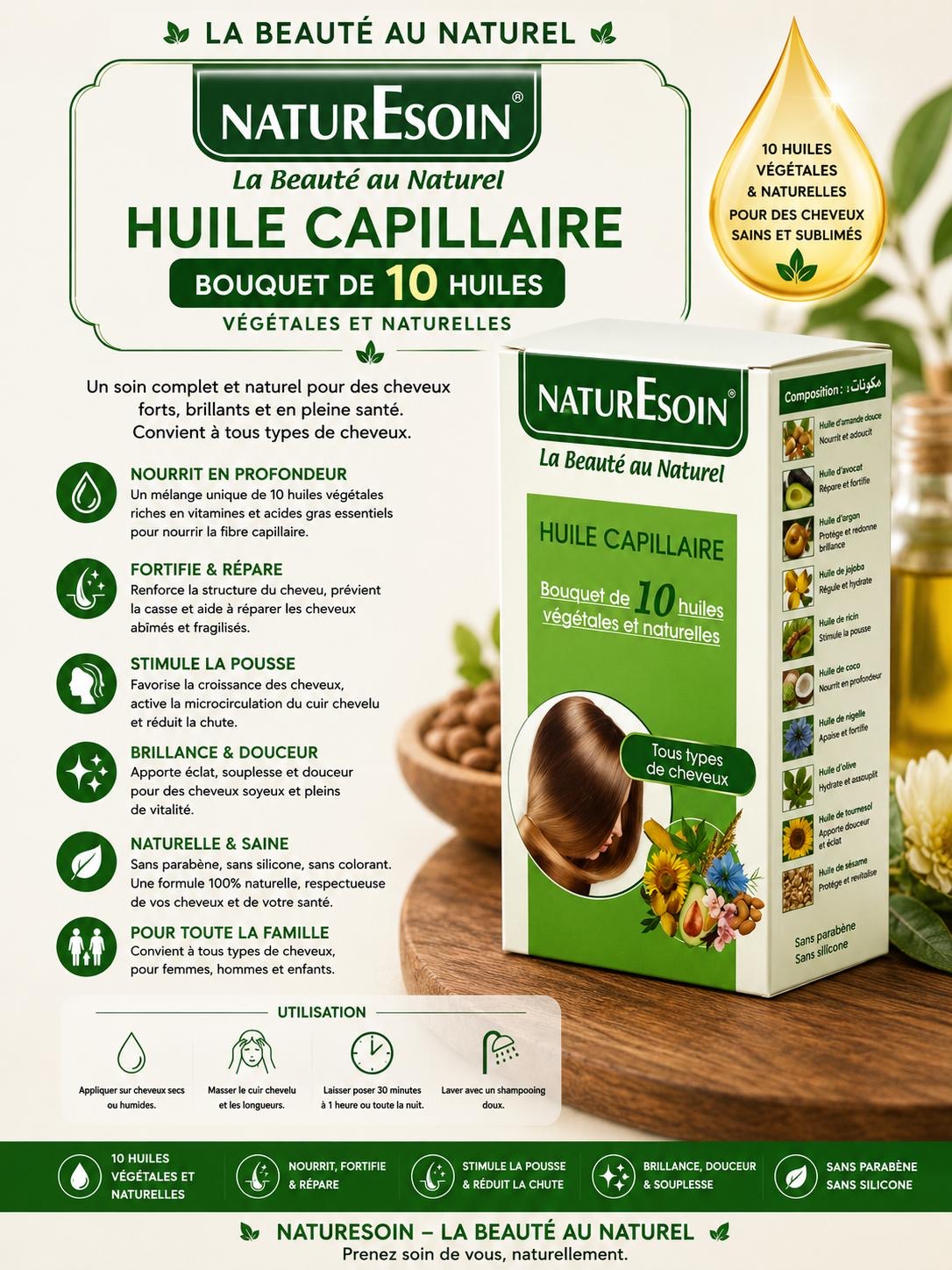 Mélange d'huiles végetales 125ml