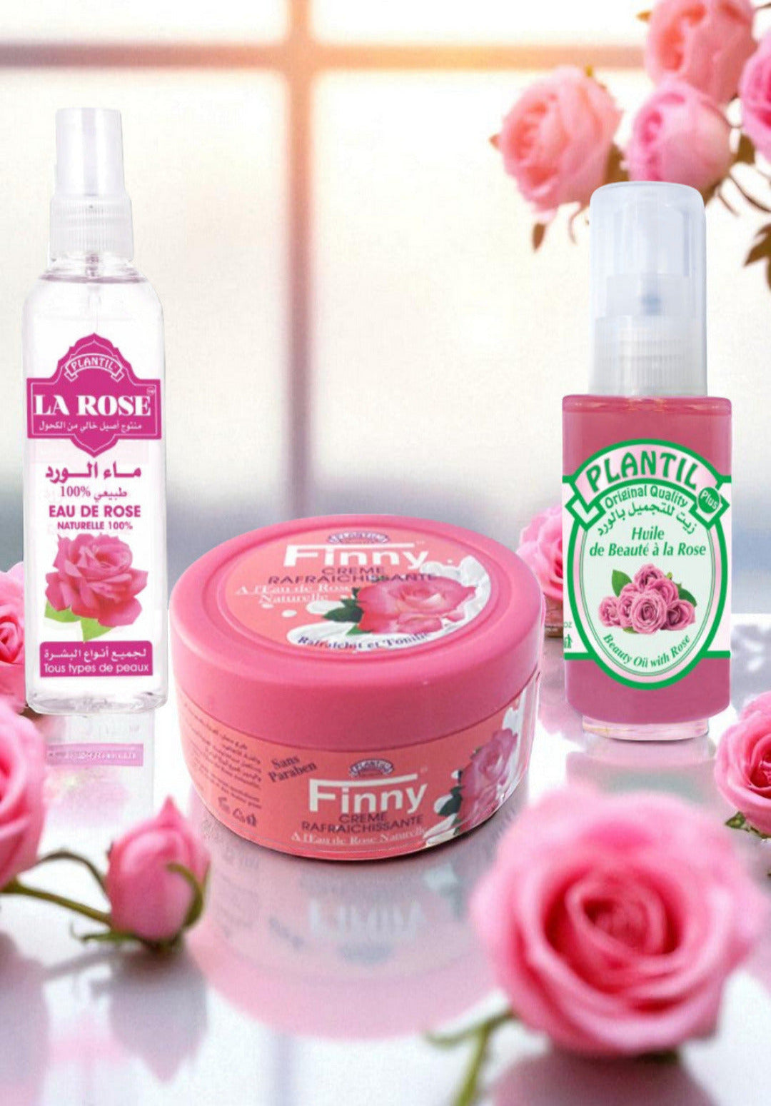 Coffret soin à la rose