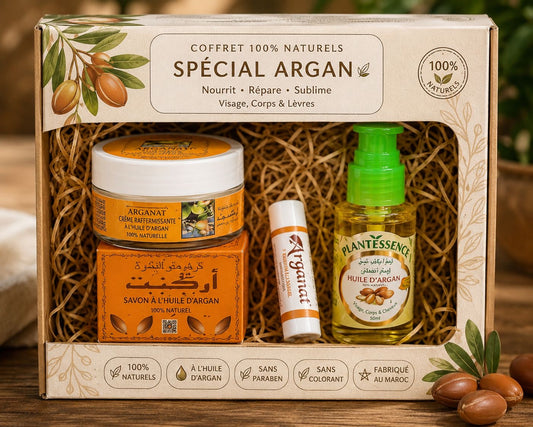 Coffret soin à l'huile d'argan