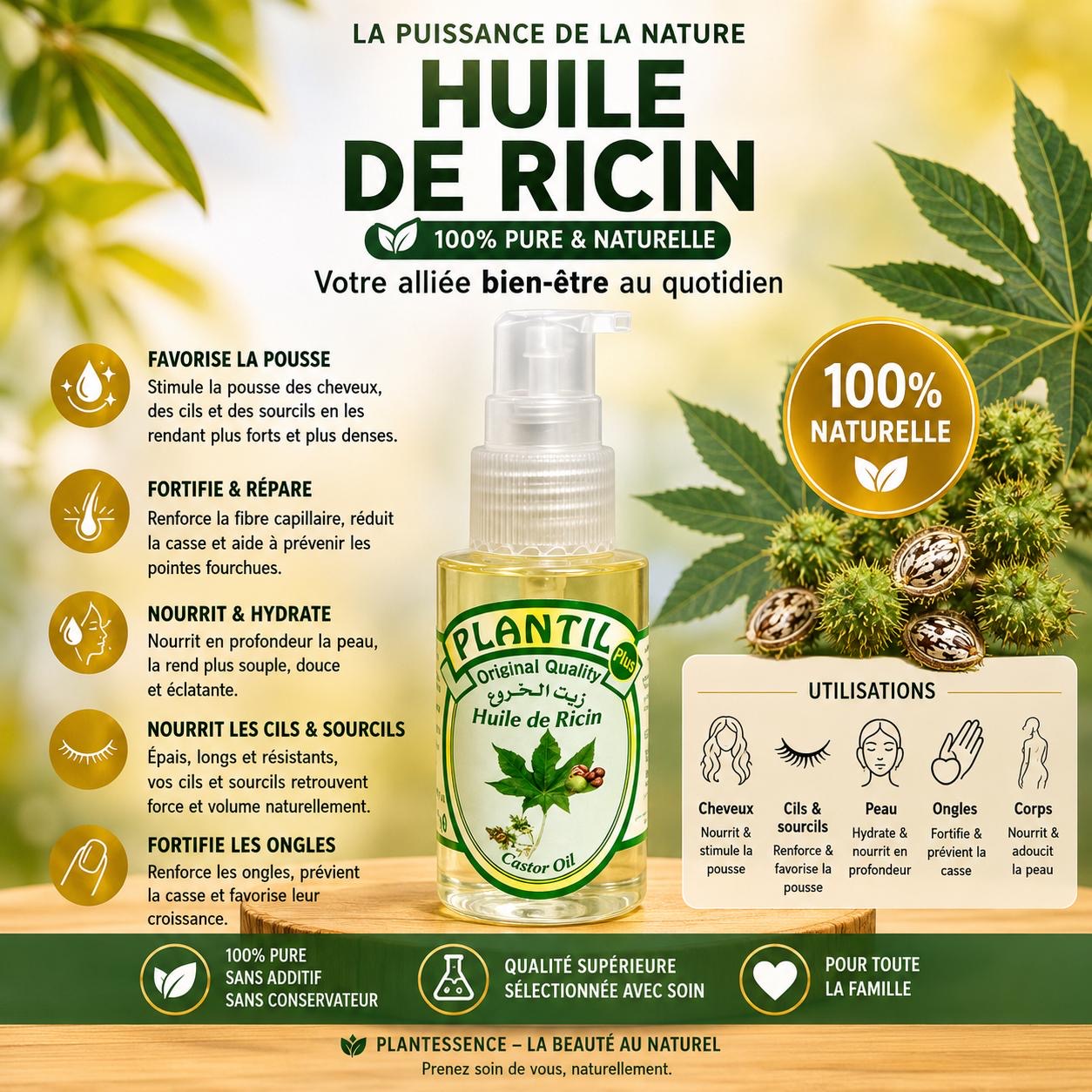Huile de ricin 40ml