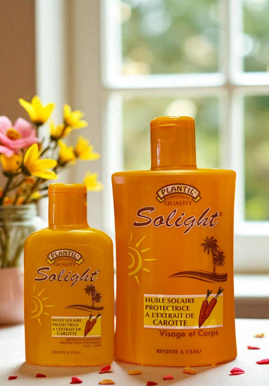 Huile solaire à l'extrait de carotte 200 ml