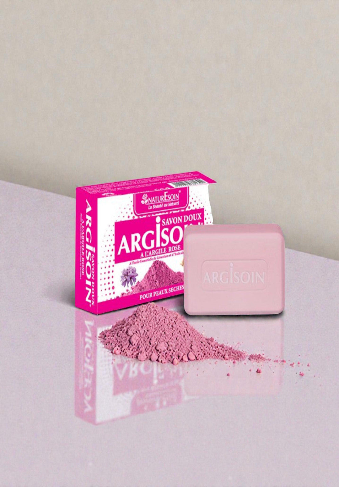 Savon à l'argile rose 125g