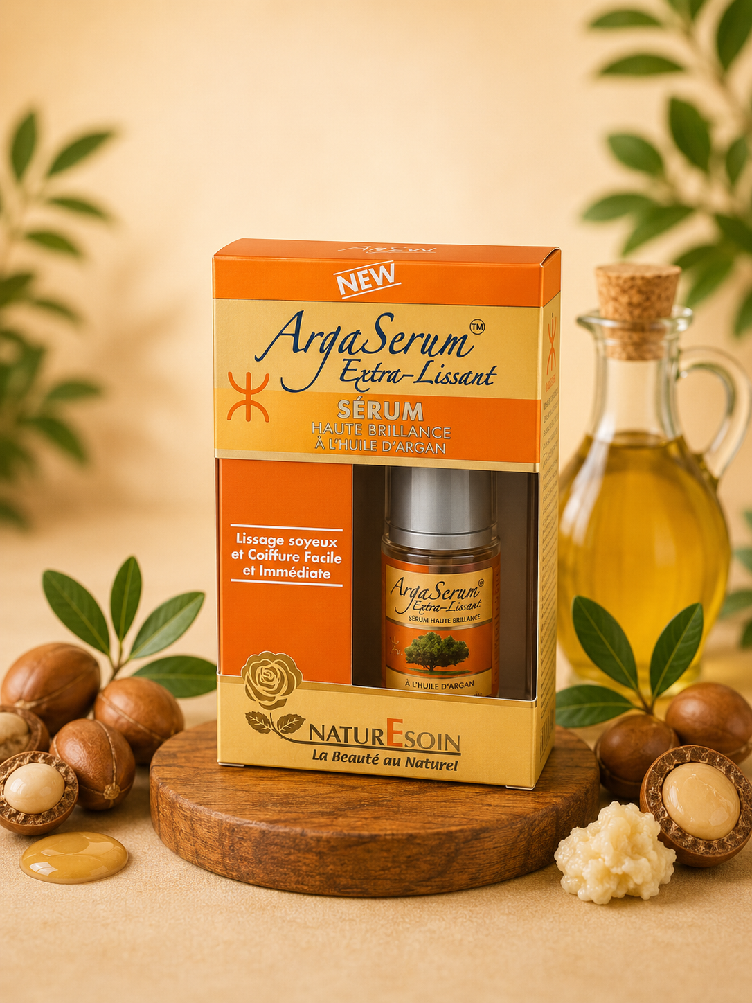 Sérum capilaire à l'huile d'argan 50 ml